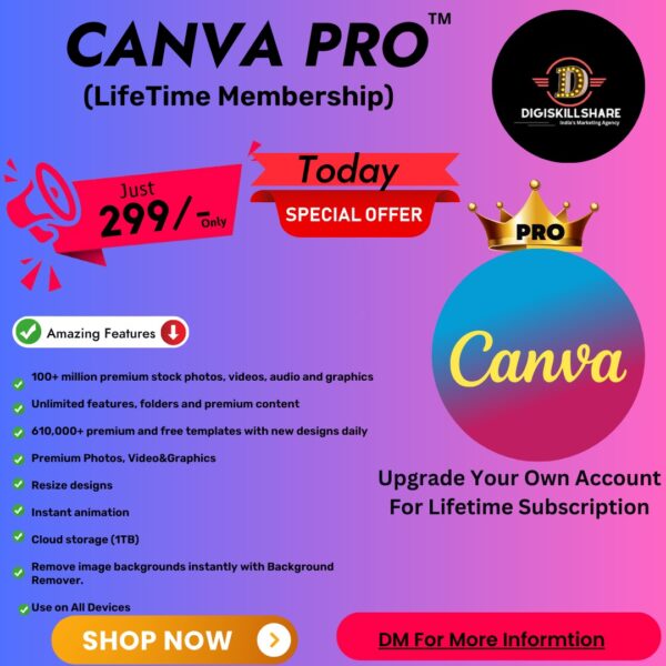 Canva Pro 1 Year