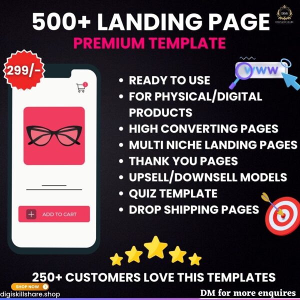 500+ Landing Page Bundle